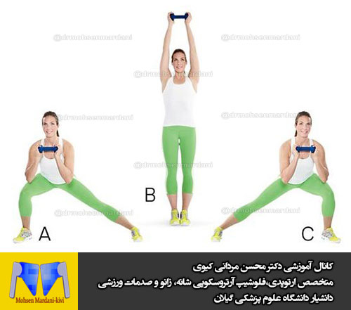 حرکات جهشی بدن به سمتهای مختلف